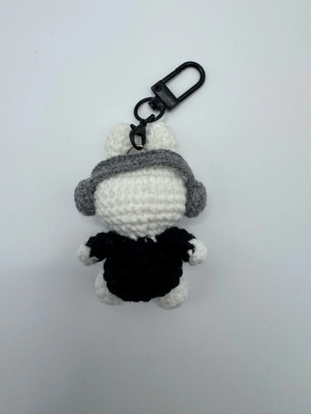 2 for $20 Item, Cute Crocheted Bunny Bag Charm/keychain with Earmuffs/headphones